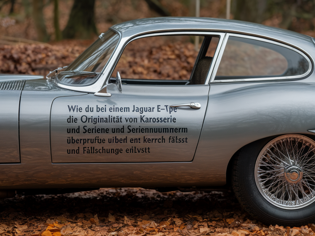 Wie du bei einem jaguar e‑type die originalität von karosserie und seriennummern überprüfst und fälschungen entlarvst