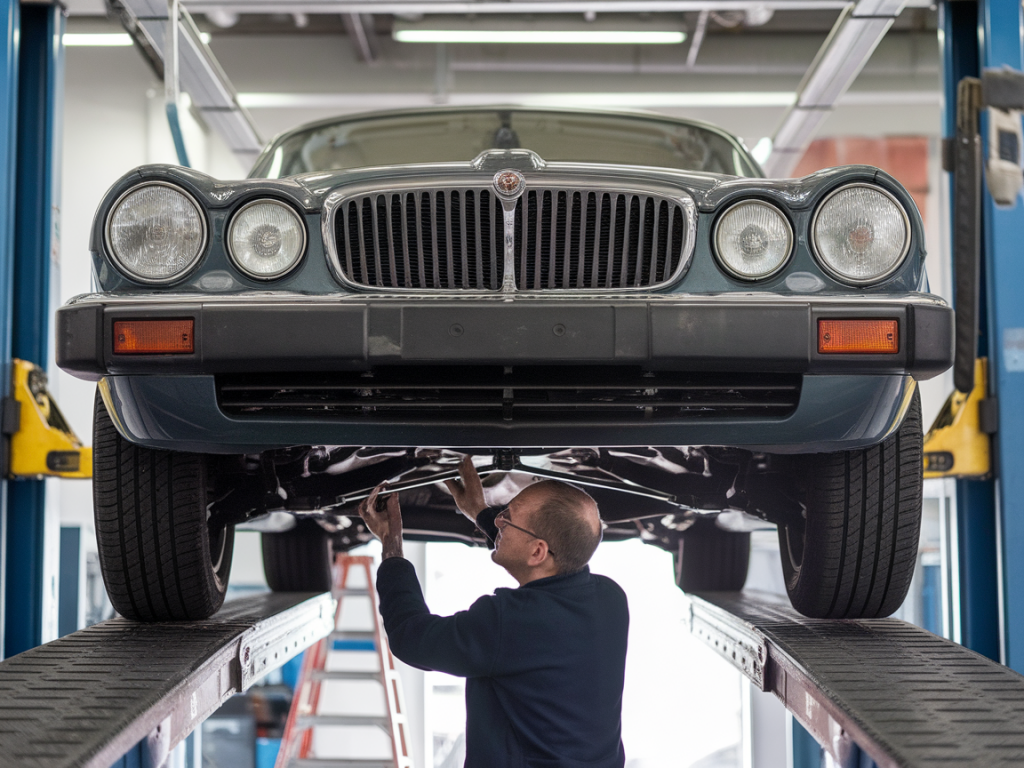 Wie du den rahmen und tragwerk bei einem jaguar xj ohne hebebühne zuverlässig prüfst