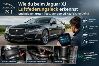 Wie du beim jaguar xj luftfederungsleck erkennst und mit konkreten tests vor dem kauf sicher gehst