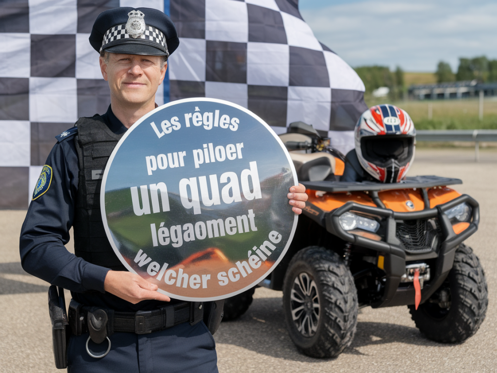 Les règles pour piloter un quad légalement : welcher schein
