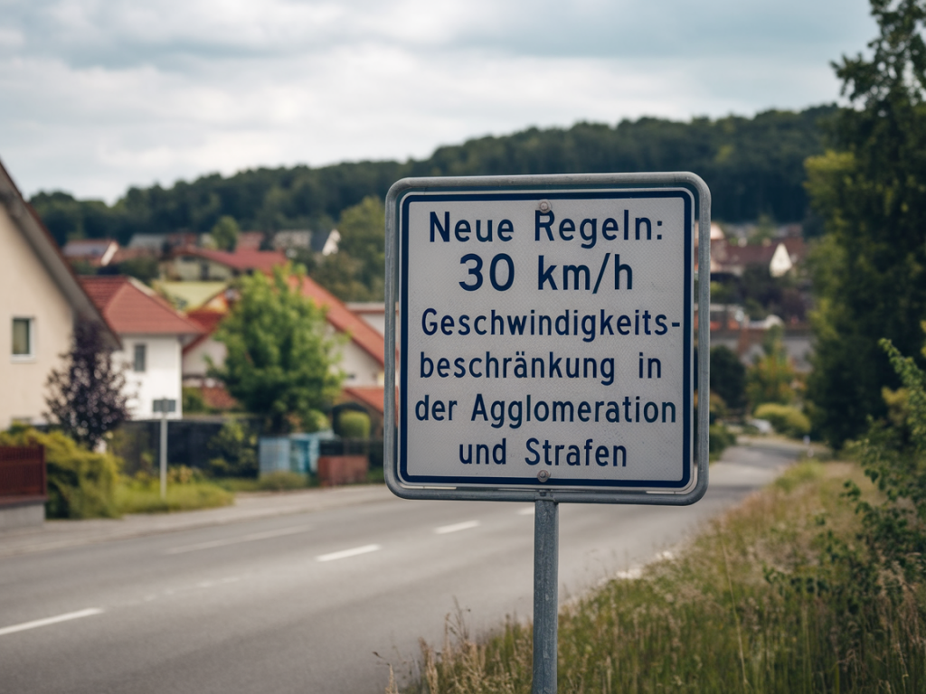 Neue regeln 30 km/h: limitations de vitesse en agglomération et amendes
