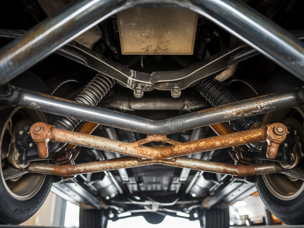 Wie du verdeckte korrosion an achsschenkeln und traglenkern beim jaguar f‑type findest und fachgerecht behebst