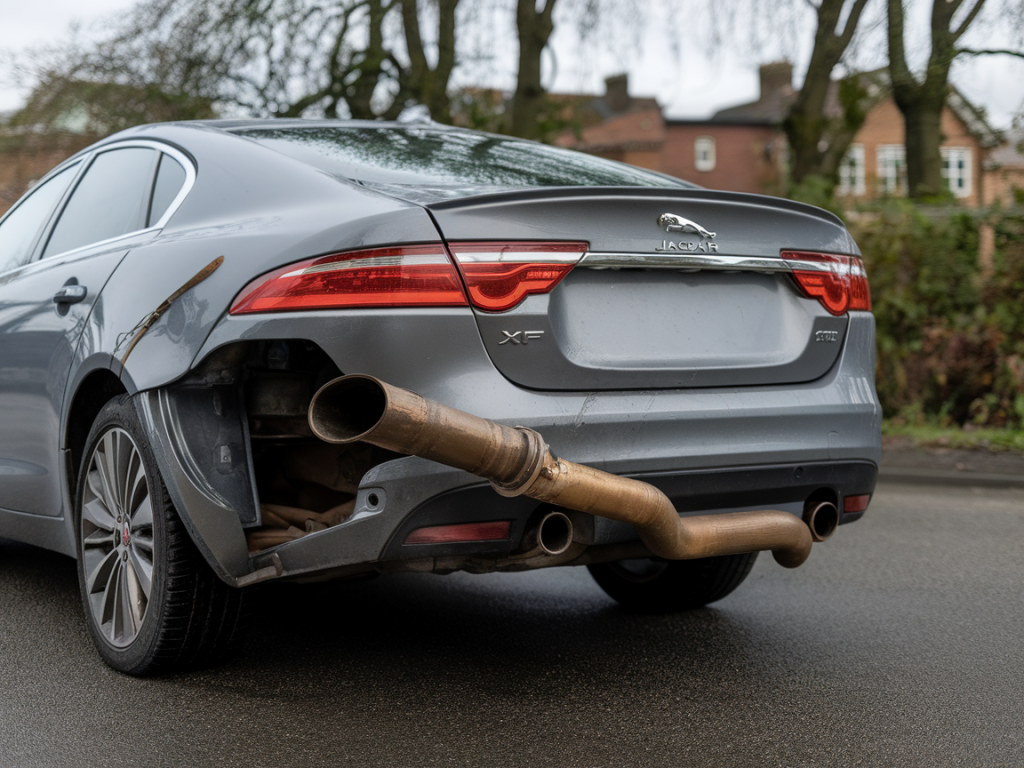 Wie du beim jaguar xf 2.0d risse im krümmer und abgassystem erkennst und mit günstigen reparaturen behebst